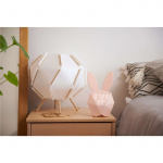 MOB Alarm Clock with night light Light Pink Rabbit
