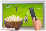 Adler popcornmachine die eruitziet als een voetbal Adler popcornmachine die eruitziet als een voetbal