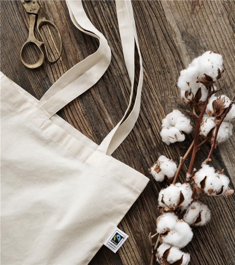 Stoffen zak 150G Fairtrade Natuur Stoffen zak 150G Fairtrade Natuur