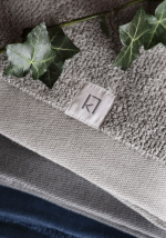 Kosta Linnewäfveri Frotté Bomull/Lin Mörkgrå 70X130