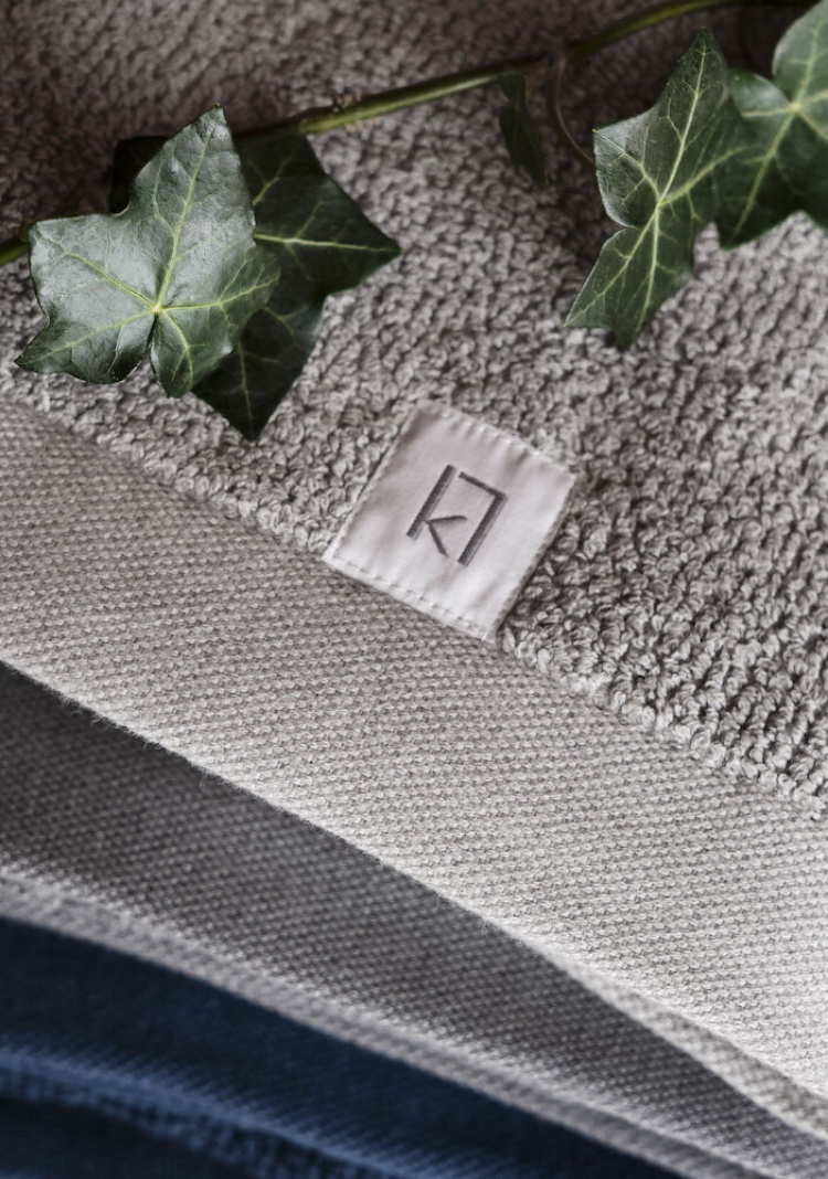 Kosta Linnewäfveri Frotté Bomull/Lin Mörkgrå 70X130