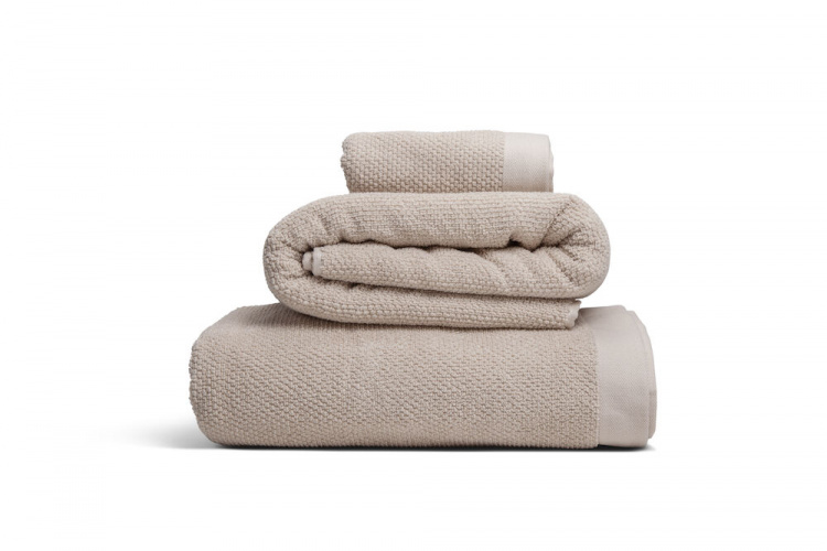 Kosta Linnewäfveri Frotté Bomull/Lin Sand 70X130 Kosta Linnewäfveri Frotté Bomull/Lin Sand 70X130