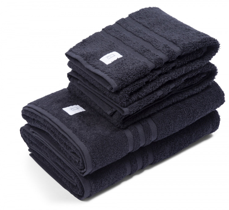 Kosta Linnewäfveri Frotte Svart 50X70 Kosta Linnewäfveri Frotte Svart 50X70