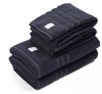 Kosta Linnewäfveri Frotte Svart 65X135 Kosta Linnewäfveri Frotte Svart 65X135