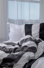 Kosta Linnewäfveri Fjällbacka Satin 2-pack, Grå Kosta Linnewäfveri Fjällbacka Satin 2-pack, Grå