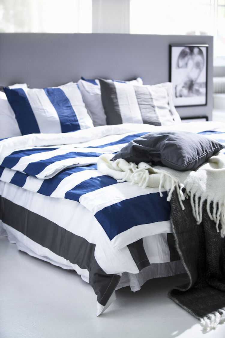 Kosta Linnewäfveri Fjällbacka Satin Marin Kosta Linnewäfveri Fjällbacka Satin Marin