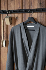Kosta Linnewäfveri Spa Robe, Mörkgrå, S/M Kosta Linnewäfveri Spa Robe, Mörkgrå, S/M