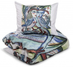 Kosta Linnewäfveri Turturduvor Vit 150X210