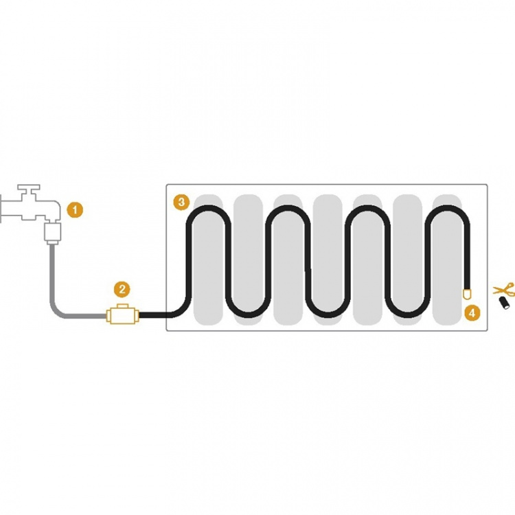 Fiskars Fuktslang 15m Fiskars Fuktslang 15m