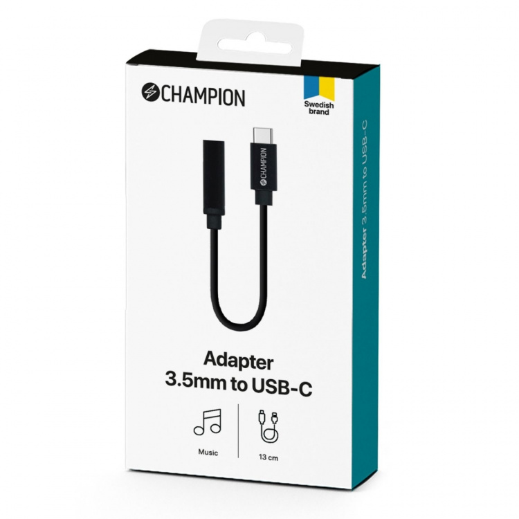 Champion USB-C till 3.5mm adapter Champion USB-C till 3.5mm adapter