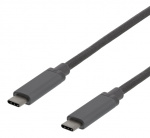 USB3.1 TYPE C TO C GEN2 3A 0,5m SPACE GREY PP BAG