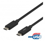 USBC 3.1 GEN2 10Gbps/3A/E marker 0,5m USBC 3.1 GEN2 10Gbps/3A/E marker 0,5m