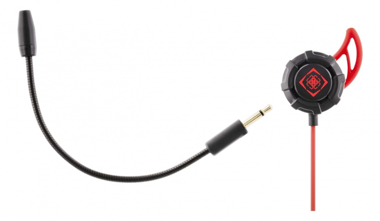 DELTACO GAMING In-ear-headset met afneembare microfoon en oorvleugels