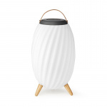 Nedis Bluetooth® Speaker met Sfeerverlichting | 6 uur | Ambiance Design | 90 W | Mono | RGB / Warm Wit | IPX5 | Koppelbaar | Grijs / Wit Nedis Bluetooth® Speaker met Sfeerverlichting | 6 uur | Ambiance Design | 90 W | Mono | RGB / Warm Wit | IPX5 | Koppelbaar | Grijs / Wit