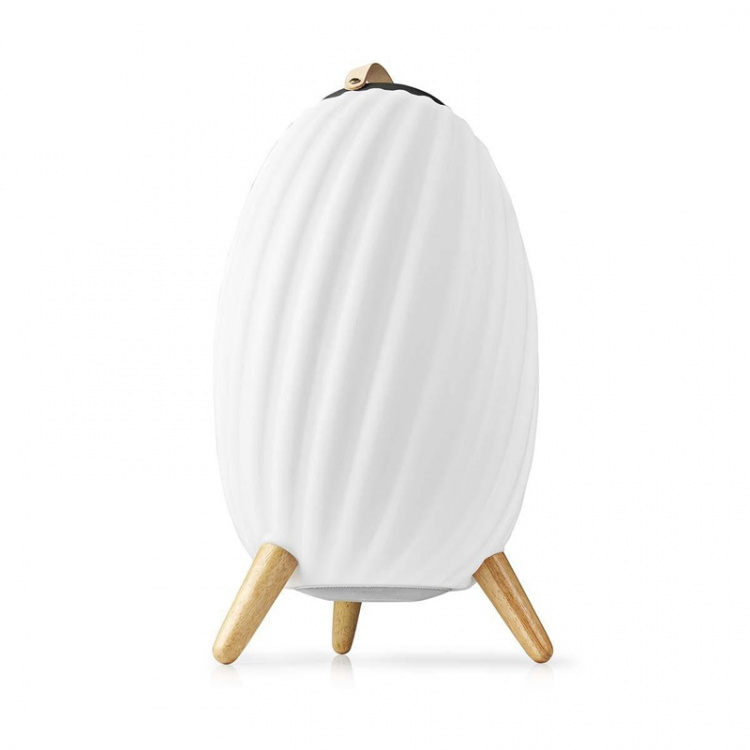 Nedis Bluetooth® Speaker met Sfeerverlichting | 6 uur | Ambiance Design | 90 W | Mono | RGB / Warm Wit | IPX5 | Koppelbaar | Grijs / Wit Nedis Bluetooth® Speaker met Sfeerverlichting | 6 uur | Ambiance Design | 90 W | Mono | RGB / Warm Wit | IPX5 | Koppelbaar | Grijs / Wit
