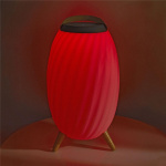 Nedis Bluetooth® Speaker met Sfeerverlichting | 6 uur | Ambiance Design | 90 W | Mono | RGB / Warm Wit | IPX5 | Koppelbaar | Grijs / Wit Nedis Bluetooth® Speaker met Sfeerverlichting | 6 uur | Ambiance Design | 90 W | Mono | RGB / Warm Wit | IPX5 | Koppelbaar | Grijs / Wit