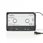 Nedis AUX Cassette-Adapter voor Autoradio | 3,5 mm | Kabellengte: 1.00 m | Zwart