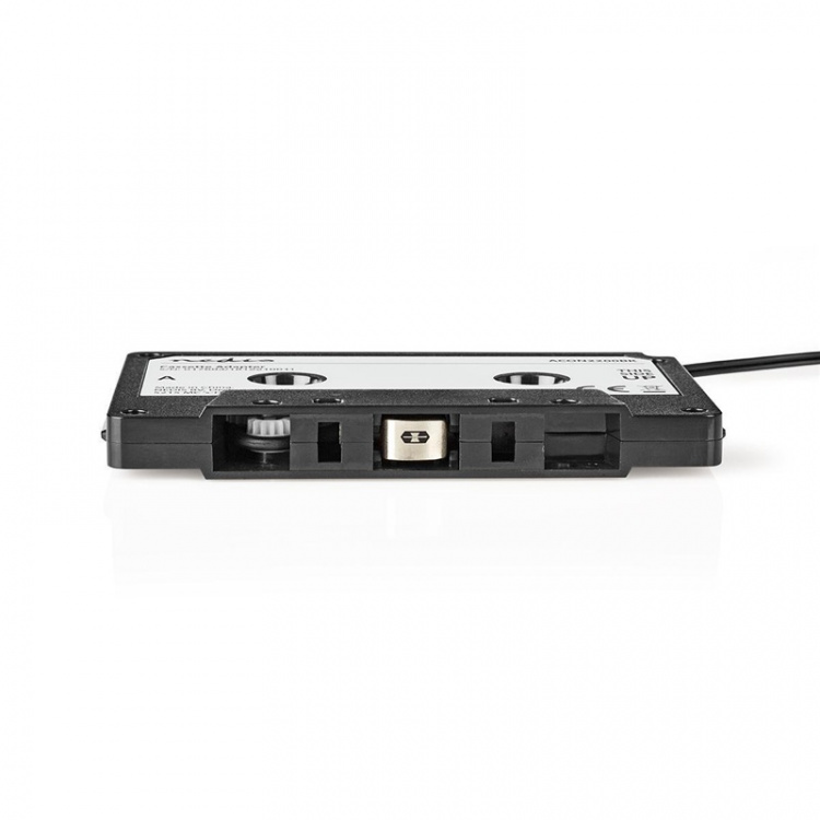 Nedis AUX Cassette-Adapter voor Autoradio | 3,5 mm | Kabellengte: 1.00 m | Zwart