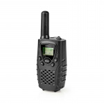 Nedis Walkie talkie Set | 2 Handsets | 8000 m | Aantal frequentiekanalen: 8 | PTT / VOX | 150 min | Koptelefoonoutput | Zwart