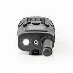 Nedis Walkie talkie Set | 2 Handsets | 8000 m | Aantal frequentiekanalen: 8 | PTT / VOX | 150 min | Koptelefoonoutput | Zwart