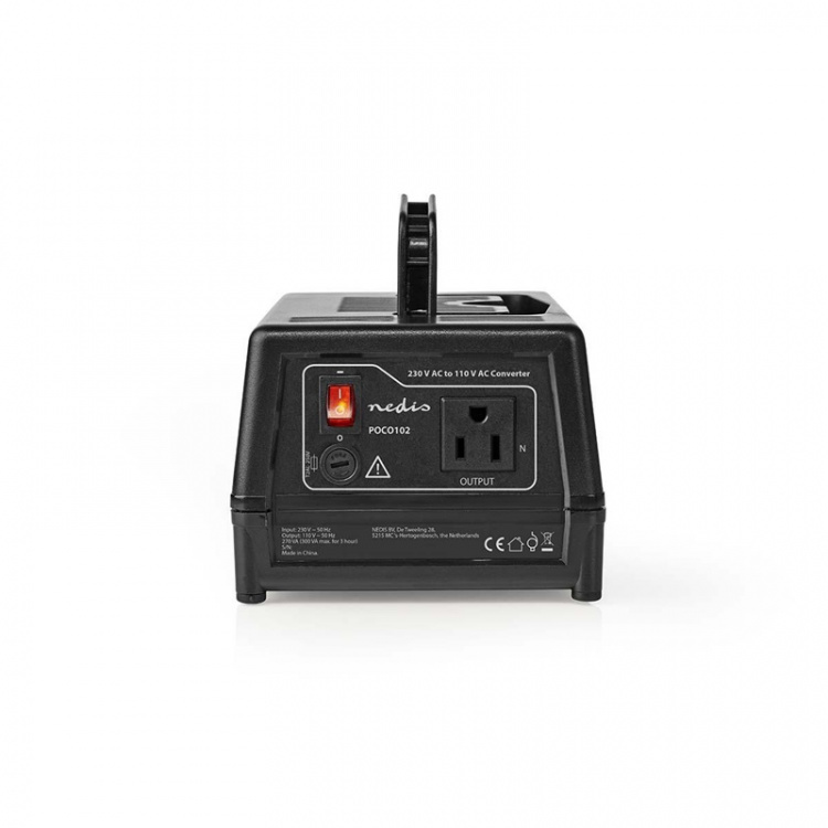 Nedis Power Converter | Netvoeding | 230 V AC 50 Hz | 270 W | Randaarde stekker | Zwart