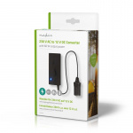 Nedis Power Converter | Netvoeding | 230 V AC 50 Hz | 12 V DC | 60 W | Randaarde stekker | Zwart