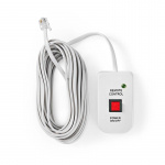 Nedis Omvormer Gemodificeerde Sinusgolf | Ingangsvoltage: 12 V DC | Apparaat stroomoutput: Type F (CEE 7/3) | 230 V AC 50 Hz | 4000 W | Piekvermogen: 8000 W | Screw Terminal | Zilver