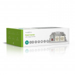 Inverter Gemodificeerde Sinusgolf | Ingangsvoltage: 24 V DC | Apparaat stroomoutput: 2 | 230 V AC 50 Hz | 1000 W | Piekvermogen: 2400 W | Type stopcontact: F (CEE 7/3) | Accuklemmen | Zilver