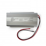 Nedis Omvormer Gemodificeerde Sinusgolf | Ingangsvoltage: 24 V DC | Apparaat stroomoutput: Type F (CEE 7/3) | 230 V AC 50 Hz | 1700 W | Piekvermogen: 3000 W | Screw Terminal | Zilver