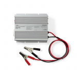 Nedis Inverter Gemodificeerde Sinusgolf | Ingangsvoltage: 24 V DC | Apparaat stroomoutput: Type F (CEE 7/3) | 230 V AC 50 Hz | 600 W | Piekvermogen: 1500 W | Accuklemmen | Zilver