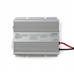 Nedis Inverter Gemodificeerde Sinusgolf | Ingangsvoltage: 24 V DC | Apparaat stroomoutput: Type F (CEE 7/3) | 230 V AC 50 Hz | 600 W | Piekvermogen: 1500 W | Accuklemmen | Zilver