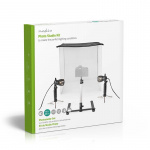 Nedis Fotostudioset | 400 lm | Opvouwbaar | Achtergronden inbegrepen | Inclusief reistas | Zwart Nedis Fotostudioset | 400 lm | Opvouwbaar | Achtergronden inbegrepen | Inclusief reistas | Zwart