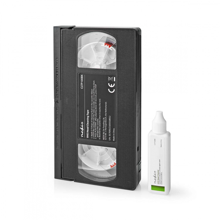 Nedis VHS-Reinigingscassette | 20 ml | VHS-Koppen | Zwart Nedis VHS-Reinigingscassette | 20 ml | VHS-Koppen | Zwart