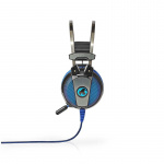 Nedis Gaming Headset | Over-Ear | Surround | USB Type-A | Buigbare en Inschuifbare Microfoon | 2.10 m | Normale Verlichting Nedis Gaming Headset | Over-Ear | Surround | USB Type-A | Buigbare en Inschuifbare Microfoon | 2.10 m | Normale Verlichting