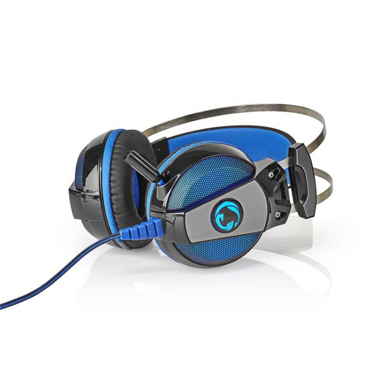 Nedis Gaming Headset | Over-Ear | Surround | USB Type-A | Buigbare en Inschuifbare Microfoon | 2.10 m | Normale Verlichting Nedis Gaming Headset | Over-Ear | Surround | USB Type-A | Buigbare en Inschuifbare Microfoon | 2.10 m | Normale Verlichting