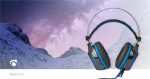 Nedis Gaming Headset | Over-Ear | Surround | USB Type-A | Buigbare en Inschuifbare Microfoon | 2.10 m | Normale Verlichting Nedis Gaming Headset | Over-Ear | Surround | USB Type-A | Buigbare en Inschuifbare Microfoon | 2.10 m | Normale Verlichting