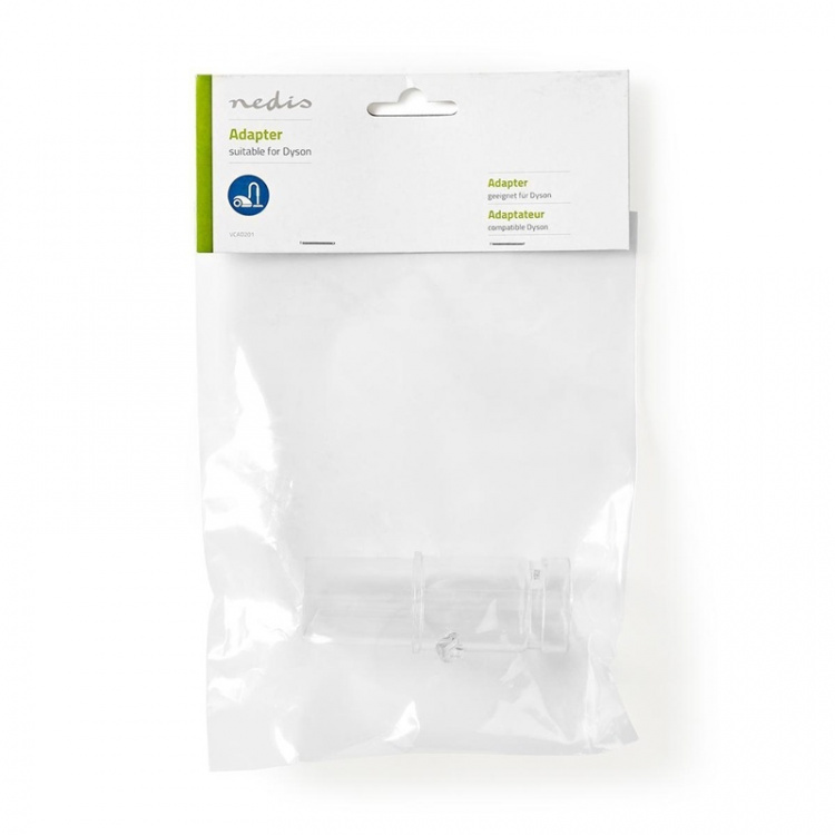 Nedis Adapter voor Stofzuiger | 32 mm | Geschikt voor: Dyson | Transparant | Kunststof
