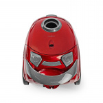 Nedis Stofzuiger | Met Zak | 700 W | Stof capaciteit: 1.5 l | Combi-Borstel | Actieradius: 7 m | Hepa | Antraciet / Rood