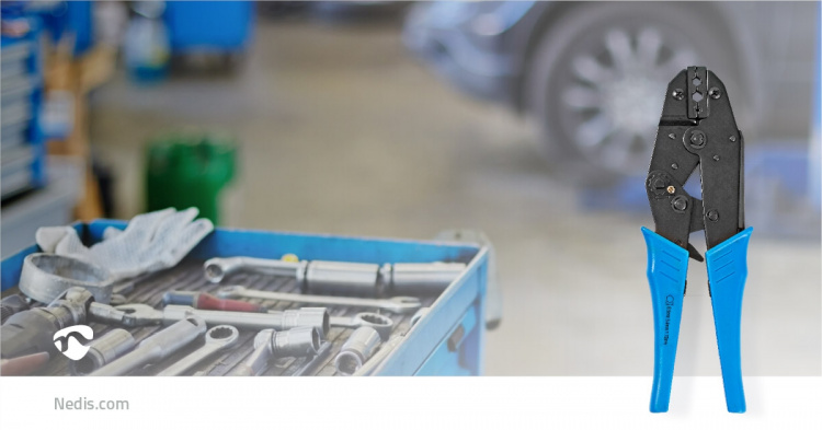 Nedis Krimptang | BNC / F / RG58 / RG59 | Tang | Metaal / PVC | Blauw / Zwart