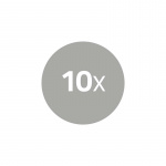 Nedis Klittenband Kabelbinder | Polybag | Grijs | 10 Stuks Nedis Klittenband Kabelbinder | Polybag | Grijs | 10 Stuks