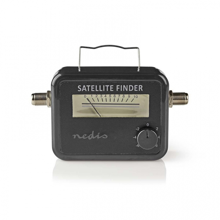 Nedis Signaalsterktemeter voor Satelliet | 950-2400 MHz | Ingangsgevoeligheid: 83 dB | Uitgangsniveau: 102 dBuV | Zwart