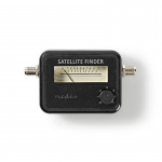 Nedis Signaalsterktemeter voor Satelliet | 950-2400 MHz | Ingangsgevoeligheid: 83 dB | Uitgangsniveau: 102 dBuV | Zwart