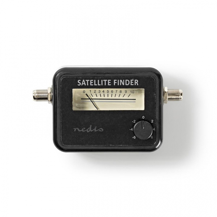 Nedis Signaalsterktemeter voor Satelliet | 950-2400 MHz | Ingangsgevoeligheid: 83 dB | Uitgangsniveau: 102 dBuV | Zwart