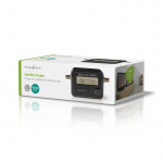 Nedis Signaalsterktemeter voor Satelliet | 950-2400 MHz | Ingangsgevoeligheid: 83 dB | Uitgangsniveau: 102 dBuV | Zwart