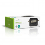Nedis Signaalsterktemeter voor Satelliet | 950-2400 MHz | Ingangsgevoeligheid: 83 dB | Uitgangsniveau: 102 dBuV | Zwart