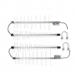 Nedis 4G / 3G Antenne | 5G | Buiten | 698 - 3800 MHz | Versterking: 15 dB | 0.30 m | Zilver Nedis 4G / 3G Antenne | 5G | Buiten | 698 - 3800 MHz | Versterking: 15 dB | 0.30 m | Zilver