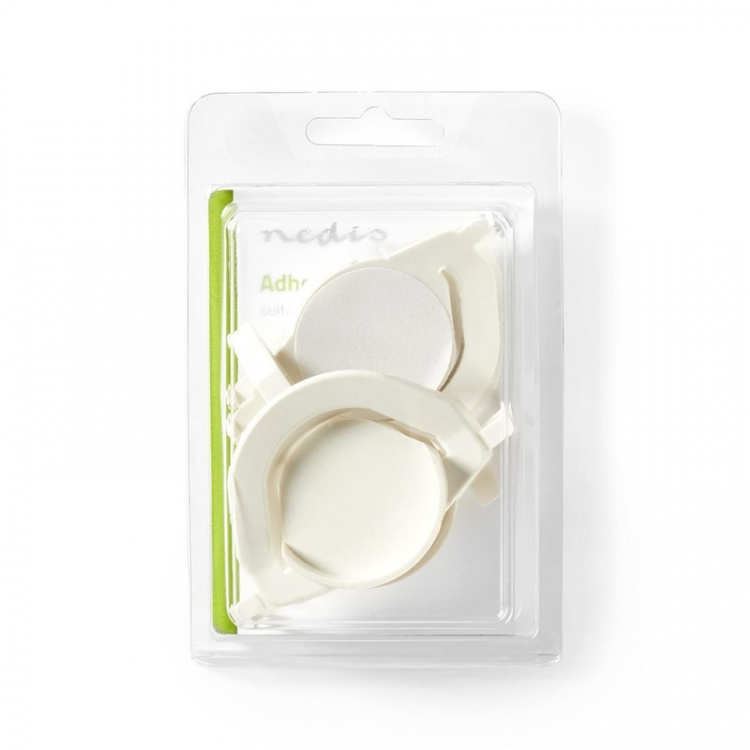 Nedis Plakvoetjes | Blister | Wit | 4 Stuks Nedis Plakvoetjes | Blister | Wit | 4 Stuks