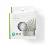 Nedis PVC Luchtafvoerslang | 100 mm | 1.50 m | Geschikt voor: Air Ventilation / Tumble Dryers | Wit