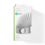 Nedis PVC Luchtafvoerslang | 100 mm | 6.00 m | Geschikt voor: Air Ventilation / Tumble Dryers | Wit