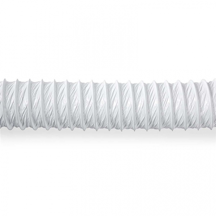 Nedis PVC Luchtafvoerslang | 127 mm | 6.00 m | Geschikt voor: Air Ventilation / Tumble Dryers | Wit Nedis PVC Luchtafvoerslang | 127 mm | 6.00 m | Geschikt voor: Air Ventilation / Tumble Dryers | Wit